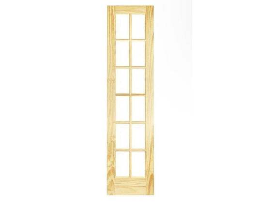 Simplidoor 12 True Divided Lite Interior Door Stain Grade