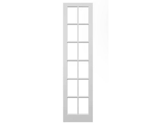 SimpliDoor 12 True Divided lite Interior Door Solid Pine Primed white