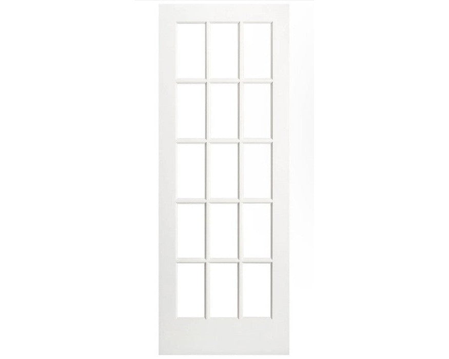 SimpliDoor 15 Lite French Primed Interior Door with Clear Glass