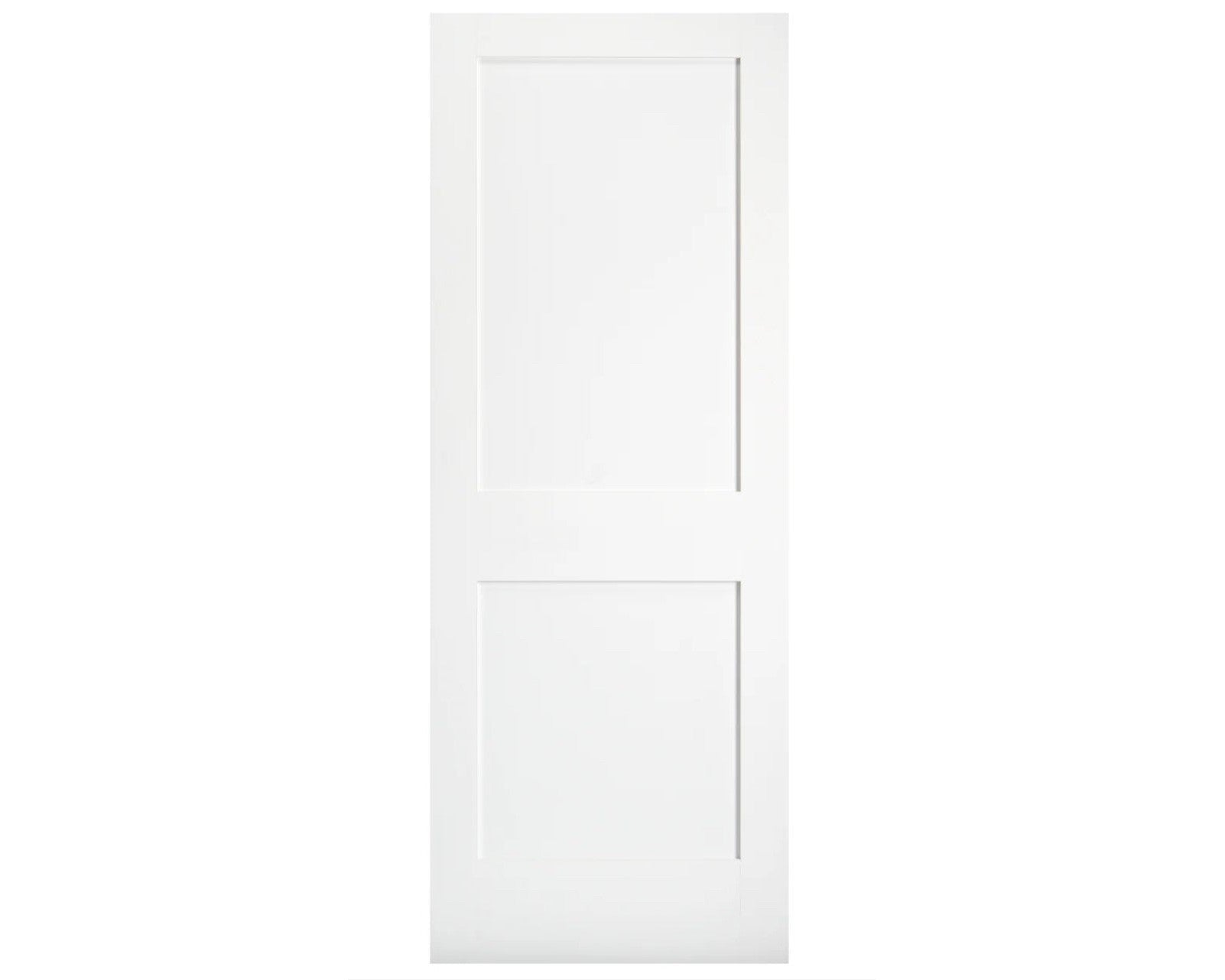 SimpliDoor 2 Panel Shaker Solid Pine Interior Door Primed