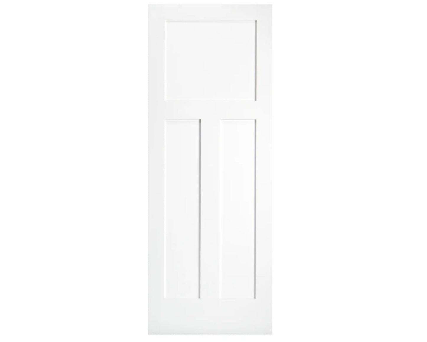 3 Panel "T" Shaker Interior Door Primed 8"