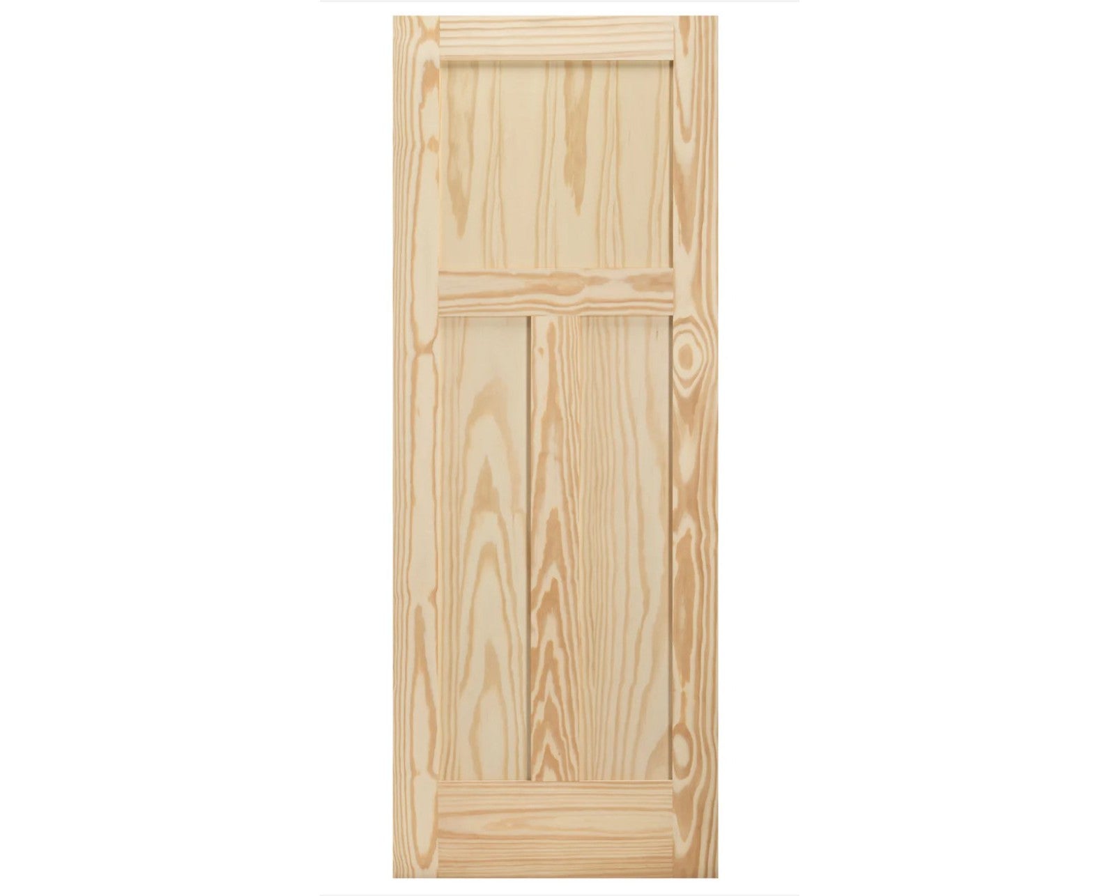 SimpliDoor 3 Panel "T" Shaker Stain Grade Interior Door