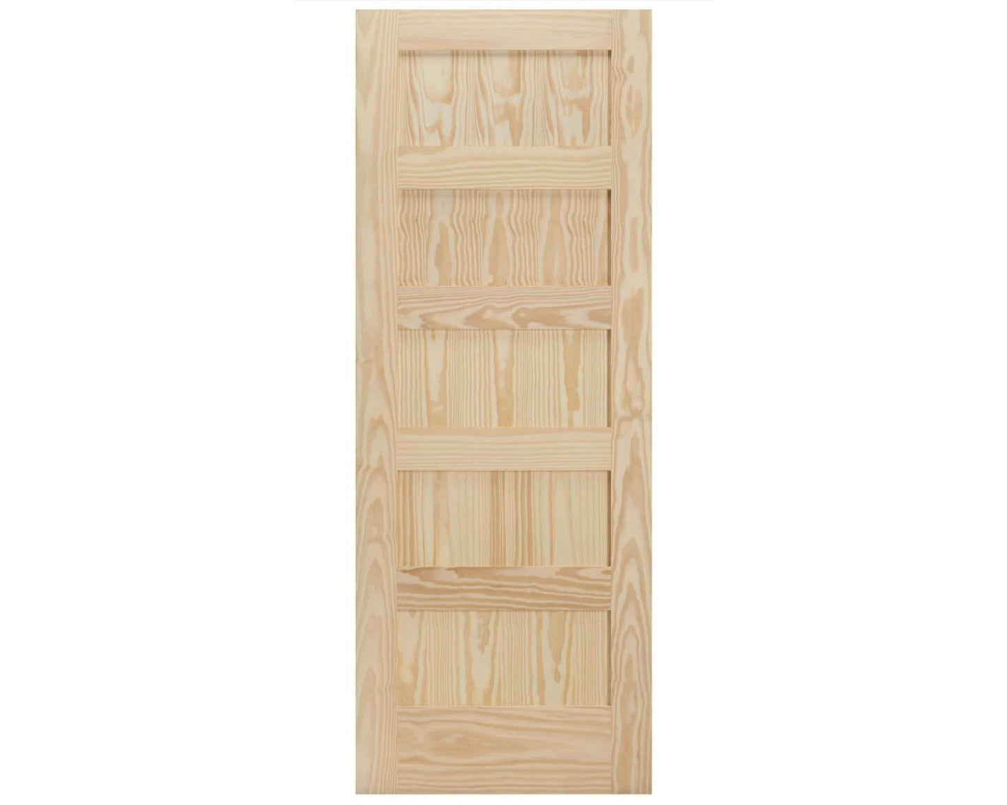 SimpliDoor 5 Panel Shaker Stain Grade Interior Door