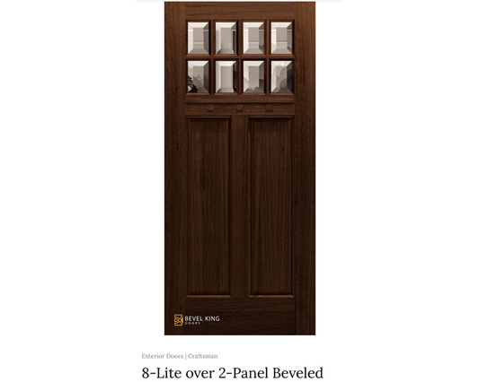 8 Lite Craftsman over 2 panels