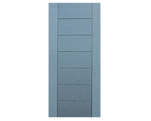 SimpliDoor Sim 7 prefinished Modern Fiberglass Exterior Door